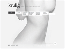 Tablet Screenshot of doctorkrulig.com